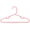 HANGERWORLD 40 Pink Plastic 29cm Childrens Coat Clothes Garment Trouser