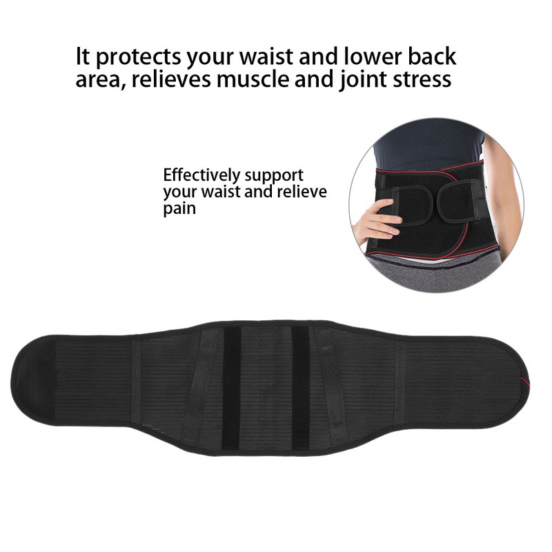 Breathable Waist Belt Lumbar Protection Waist Support Brace for Men