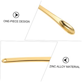 TOVINANNA Sets Cosmetic Spatulas for Men Face Spoons Mini Eye Scoop Zinc Alloy Skincare Massage Tool Compact Pcs