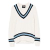 Gunn & Moore GM Cricket Sweater Navy/Sky Small