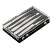ANEX No. 1090 Tweezers, Stainless Steel, Case Included, Set of