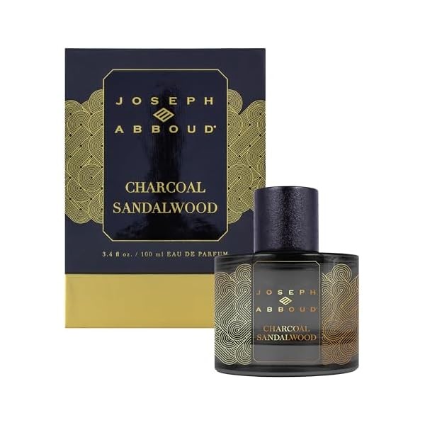 JOSEPH ABBOUD Charcoal Sandalwood Eau de Parfum for Him, 3.4