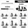 Chicago Binding Screws Set, 110 Pieces Chicago Screws, Stainless Steel