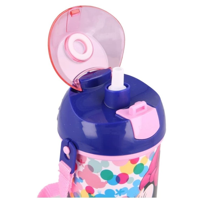 Minnie Pop Up Water Bottle Drink Bottle Flask with Neck