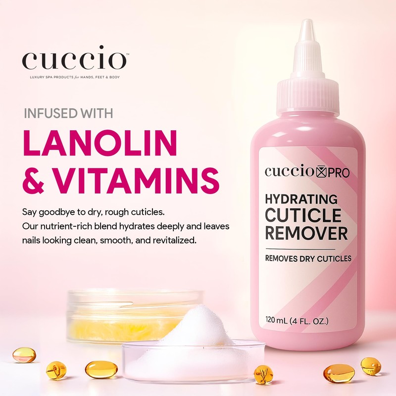 Cuccio Pro Hydrating Cuticle Remover 4 fl oz – Professional
