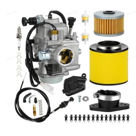 FourTrax 300 Carburetor Tune Up Kit Fits for Honda Rancher 350 2000-2006 TRX350 TRX300 TRX350TM TRX350TE Foreman 400 450 Parts, Carb Replaces 16100-HN5-M41, with Air Filter and Oil Filter