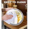 Yuiicaov Stainless Steel Pizza Pan 12 inch, Pizza Pan for
