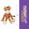 Multipet Swingin Safari Giraffe Dog Plush Toy - Squeaky Toys
