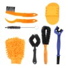 8pcs Bicycle Cleaning Tool Set Kit Bike Chain Tire Cleaning