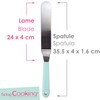 Scrapcooking 5175 Small Angled Spatula Stainless Steel Multi-coloured 4 x
