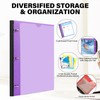 WOT I Telescoping Project Organizer 2-Pack, Refillable 3 Ring Binder