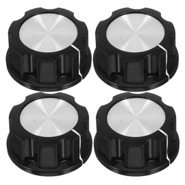 Generic Air Fryer Replacement Knob: D-Shaft Timer Knob D Type Shaft Knobs Replacement Parts for Oven,Air Fryer,4 pcs
