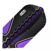 GLD Viper Black Flux Dart Flights Slim Purple