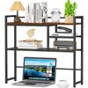 Snughome 31.9" Desk Shelf, Desktop Organizer Shelf, Desk Hutch Dorm,