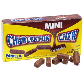 Mini Vanilla & Chocolate Charleston Chews 3.5 oz Theater Boxes (Pack of 3)