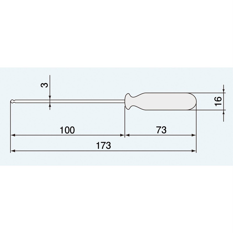 ENGINEER エンジニア ボールドライバー 対辺3.0mm DB-30