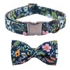 Elegant little tail Dog Collar with Bow, Soft&Comfy Bowtie Dog