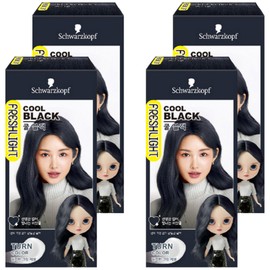 Freshlight turn color dye, cool black, 4 pcs / 프레쉬라이트 턴컬러 염색제, 쿨블랙, 4개