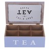 Galileo Sibilla Tea and Herbal Tea Storage Box, 6 Compartments,