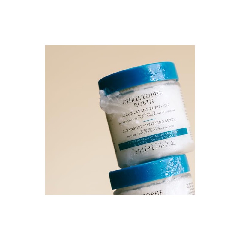 Christophe Robin Cleansing Purifying Scrub with Sea Salt 75ml Low