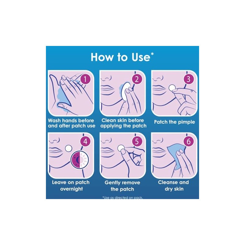 Clearasil Stubborn Acne Control 5in1 Pimple Patch, 18 Count