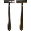 Comoy Fixed Head Deluxe Metal Razor, Gold