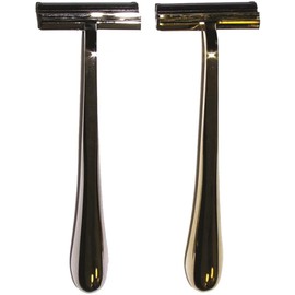 Comoy Fixed Head Deluxe Metal Razor, Gold