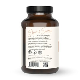 The Wellness Company Elevated Energy | 120 Capsules (2 Month Supply) | Natural Energy Booster with Herbal Extracts | Non-GMO, Vegan, Gluten Free