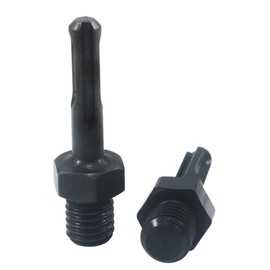 JUNLIXN Heavy Duty Drill Adapter, 5/8"-11 Male Thread to SDS Plus Shank for SDS Plus Drills (Pack of 2)