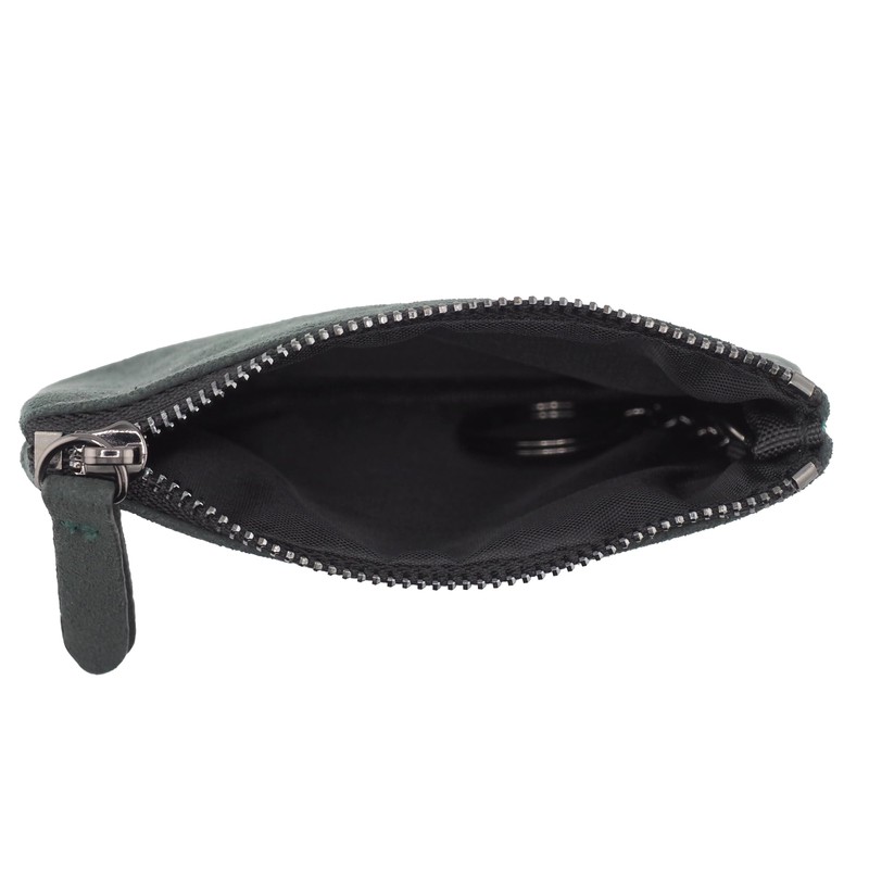Velour Key Case with Key Ring & Metal Chain -