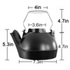 Fire Beauty Humidifying Iron Kettle，Stove Humidifier，Wood Stove Kettle，Cast Iron，Chrome handle