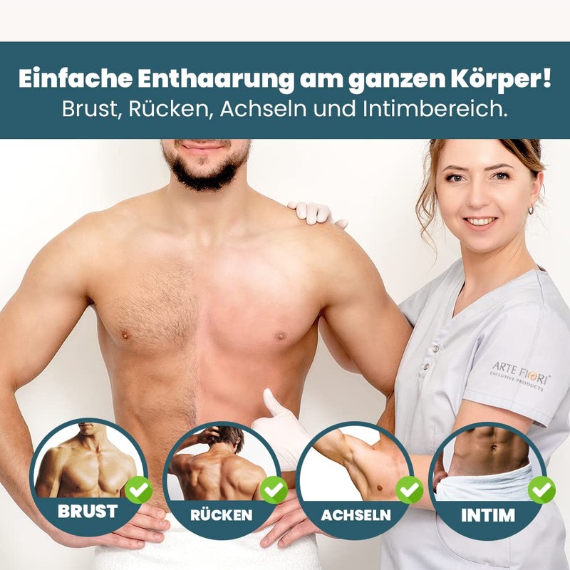 500g Capillum Amove Natural Ganzkörper Hair Removal Without Pain – Derma Test