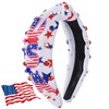 IDDFEVE 4th of July Headband for Women - Patriotic USA