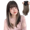 Bright Lara p211-GRF Hairpiece Partial Wig, Bangs Wig, Whorl Wig,
