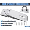 Litensh 4 Inch Stainless Steel Door Locks Hasp Latch with