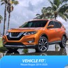 Nilight in Channel Rain Guards for Nissan Rogue S SV