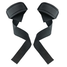 GSFOVOP Lifting Straps - Soft Cotton with Neoprene-Padded Wrist Support, Wrist Wraps for Weightlifting, Deadlift, Strength Training, Gym Workout - Premium Strap for Men & Women