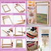 LYKTRIX Weaving Loom for Kids, Wooden Weaving Kit, Loom Kit