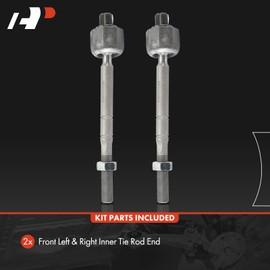 A-Premium 2 x Front Inner Tie Rod Ends, Compatible with Jaguar XF 2009-2015, XFR 2010-2015, XFR-S 2013-2015, XJ 2011-2019, XJR 2014-2016, XK 2007-2015, XKR 2007-2015, XKR-S 2012-2015
