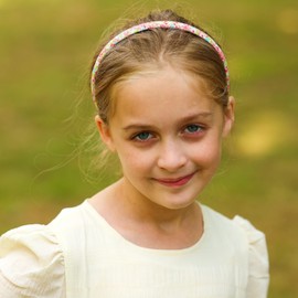 FROG SAC 6 Headbands for Girls - Thin Head Bands for Kids, Toddler Hair Band Accessories, Glitter Mermaid Floral Hairbands, Easter Basket Stocking Stuffers (Pink,Purple,Blue,Black,White)