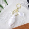 Seashell Purse Charm for Keys Handbags Beach Keychains for Women