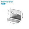 sourcing map 10Pcs Mounting Bracket, 40x35mm Stainless Steel Tile Display