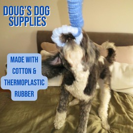 Doug's Dog Supplies Ring Rope Toy – Tug of War Toy for Medium & Large Dogs | Tug & Play Dog Toy