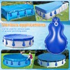 10 Pack Pool Cover Weights Above Ground with Hooks, Leakproof