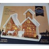 Premier LED Wooden House Scene 23cm Nordic Christmas Village