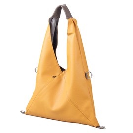 QUAY 11097 Women's Shoulder Bag, Tote Bag, Triangular Bag, Cross-body Casual, Inner Bag, Genuine Leather Handle, 2-Way Ladies, Stylish, Pochette, Pouch, Bag, Bag-in-Bag, For Work or School Commutes,