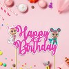 Seyal® Cry Babes - Decoración para tarta de feliz cumpleaños