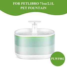 16 Pack Replacement Filters &16 Pre-Sponges Filters, Pet Replacement Filter for 71oz/2.1L PLWF002 Capsule Bowl