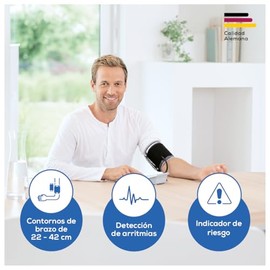 Beurer BM35 Baumanómetro Digital de Brazo / Monitor de presión arterial /Medición automática con brazal