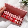 10Pcs Pearlescent Lip Gloss Set Liquid Lip Glaze Long Lasting